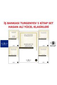 İş Bankası Kültür Yayınları Iş Bankası Turgenyev 5 Kitap Set Hasan Ali Yücel Klasikleri Babalar Ve Oğullar-ham Toprak