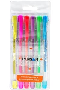 Pensan 6 Neon Jel Kalem