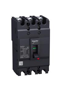 Schneider Electric Siyah  100 a  3 Kutup 3d Devre Kesici  Ezc100h3100