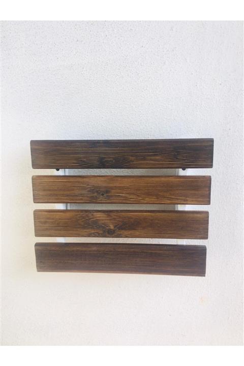 KZY Hobi Ahşap Banyo Katlanır Tabure