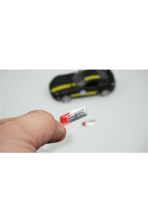 SLine Audi S Line Direksiyon Alüminyum Alaşımlı 3m 3d Sticker Logo 2li
