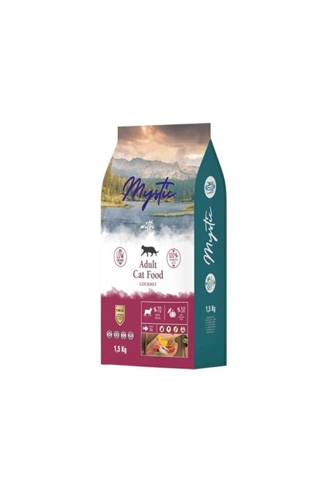Mystic Düşük Tahıllı Tavuklu Balıklı Kuzulu gurme Kedi Maması 1,5 kg
