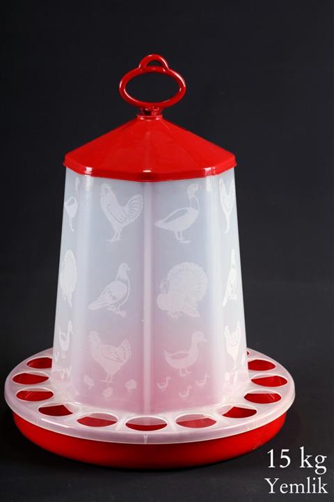 ALGÜL İNŞAAT PLASTİK VE BİJUTERİ 15 Kg Şeffaf Askılı Yemlik