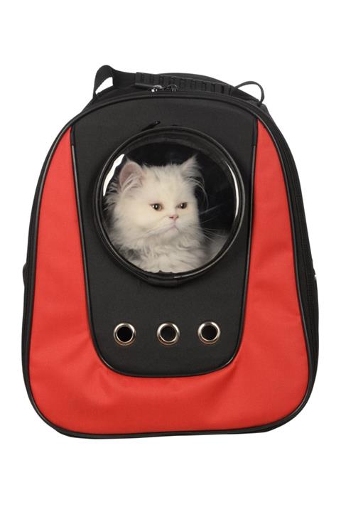 Tropheus çanta Telescop Kedi Ve Köpek Taşıma Çantası Kırmızı