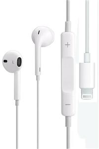 ERSESUAR Iphone 13 Pro Uyumlu Earpods Mikrofonlu Beyaz Kablolu Kulakiçi Müzik Kulaklığı