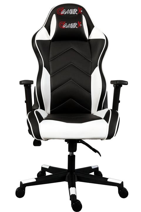GAMERX X Seri Oyuncu Koltuğu Beyaz/siyah