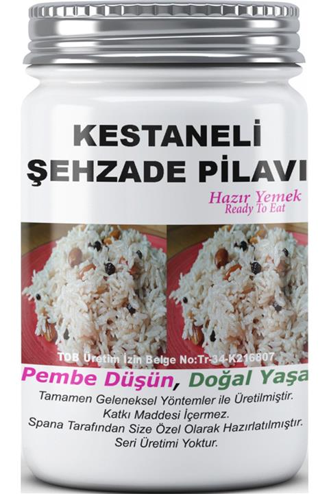SPANA Kestaneli Şehzade Pilavı Ev Yapımı Katkısız 330gr