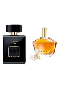 AVON Premiere Luxe Edt 75 Ml Erkek Parfüm Aspire Impress Edt Kadın Parfüm 50ml Ikili Set