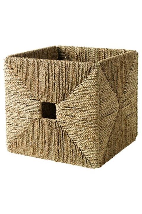 IKEA Deniz Sazı Doğal Düzenleyici Sepet Meridyendukkan 32x33x32 Cm Gazetelik,kitaplık,kare Kutu