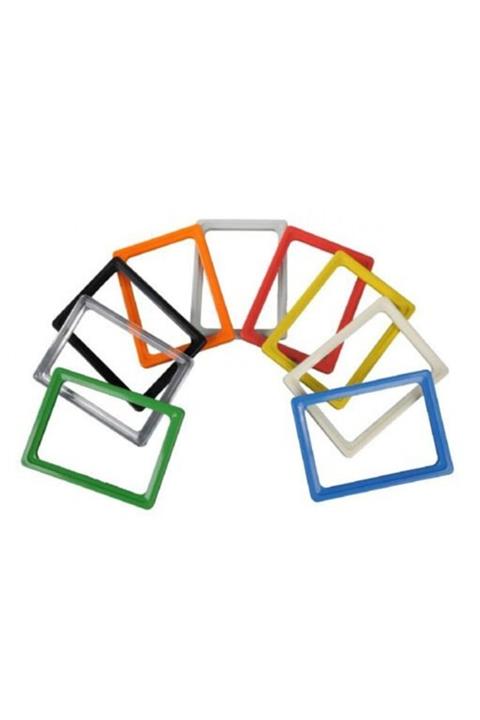 Soydan Raf A6 Çerçeve - Plastik + Iç Cep (10 Lu Paket) - Beyaz