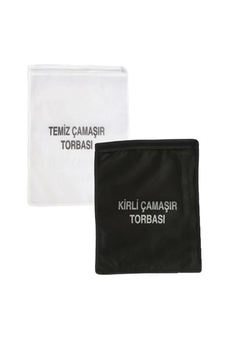 LEADER TRADE Kirli Ve Temiz Çamaşır Torbası Seti (toplam 4 Adet:2 Ad.kirli-2 Ad. Temiz)