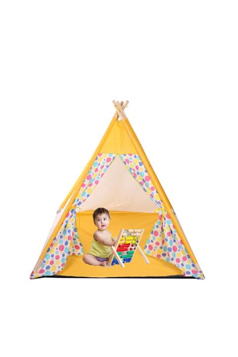 Abbie Pamuk Ahşap Çocuk Oyun Çadırı