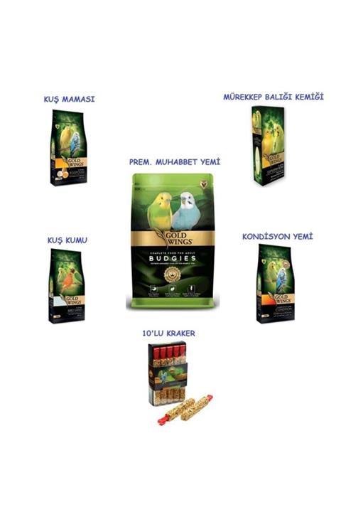 Gold Wings Premium Muhabbet Yem Seti