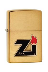 Zippo Orijinal Mat Gold Logo Çakmak Z-em152833-204b