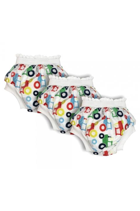 Sema Bebe Sema Baby 3'lü Desenli Lüks Alıştırma Külodu No.2 15-20 Kg - Cars