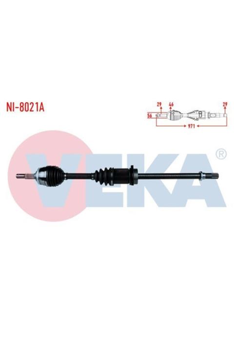 ünlü oto Komple Aks Sag On Nıssan Maxıma Iıı (a32) 2.0i V6 24v A-t/m-t Abslı 46 Dıs Uzunl