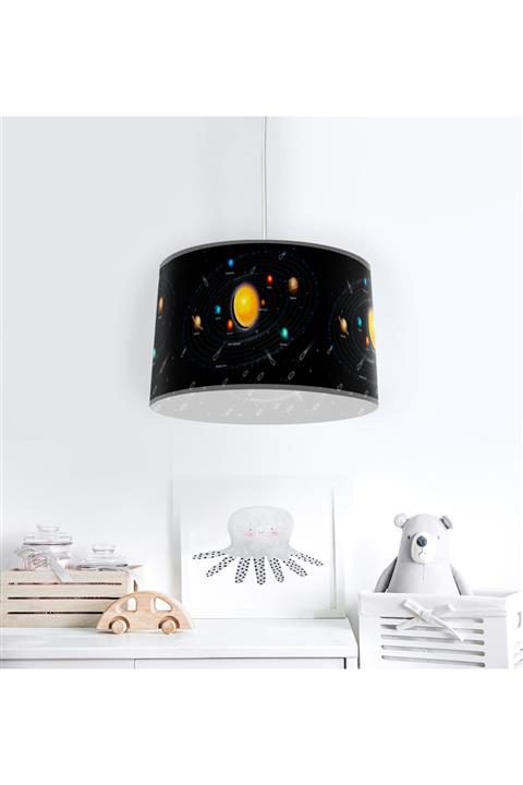 Jungle Halı Jungle Jp42 Uzaylı Çocuk Odası Sarkıt Avize