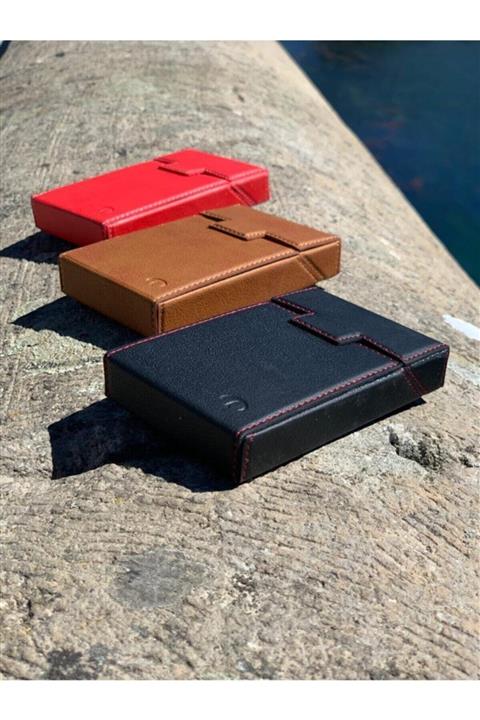 KAVELE 3 Lü Lüx Deri Sigara Kutusu Kılıfı  3 Adet
