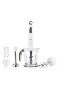 King K 940 Completo 7'li Beyaz Komple Blender Seti