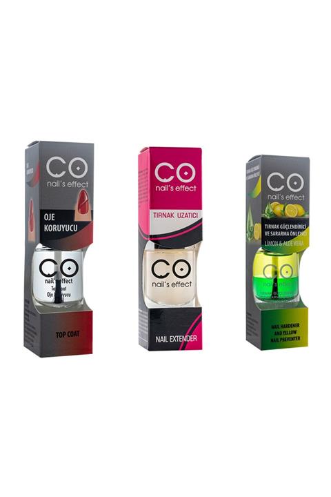 CO Nail's Effect Co Tırnak Sertleştirici - Tırnak Güçlendirici - Tırnak Güçlendirici Sararma Önleme