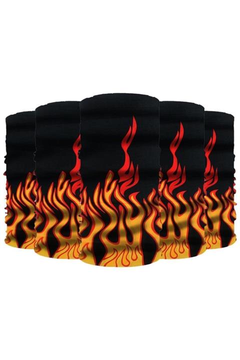 Knmaster Power Buff Bandana Boyunluk Maske Saç Bandı 5'li Paket