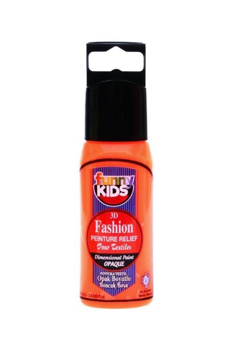 Rich Funny Kids 3d Boncuk Boya Opak Neon Turuncu 60cc