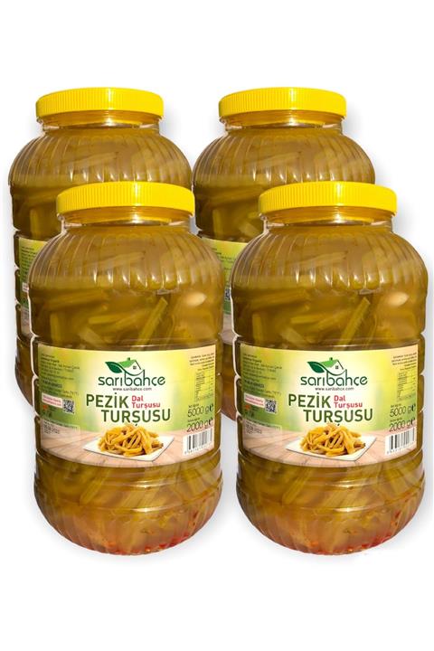Sarıbahçe Pezik Turşusu 5 Kg (dal Turşusu) - 4lü Paket