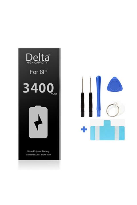 DeltaMobile Delta Mobile Apple Iphone 8 Plus 3400mah Yüksek Kapasite Batarya