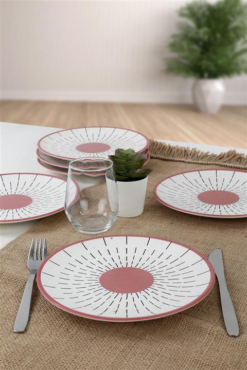 Keramika Boom Pasta Tabağı 20 Cm 6 Adet - 20266