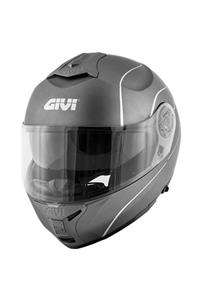 Givi X21 Çeneden Açılır Kask + Pinlock (mat Titanium)