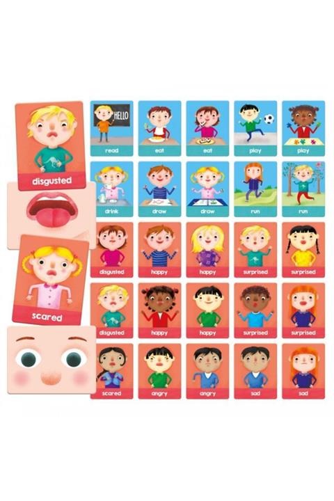 Headu Flashcards Emotions And Actions Montessori En24650