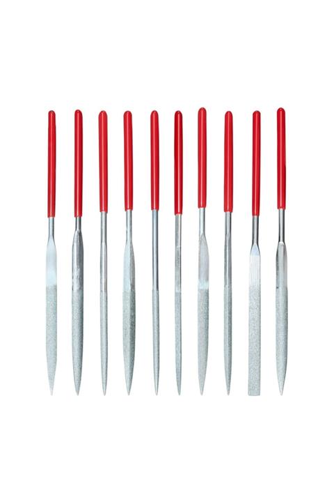 Titi 5312 Elmas Saatçi Eğe Seti 4x160 Mm 10 Parça