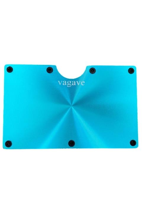 vagave Sunshıne Blue Metal Kartlık Cüzdan