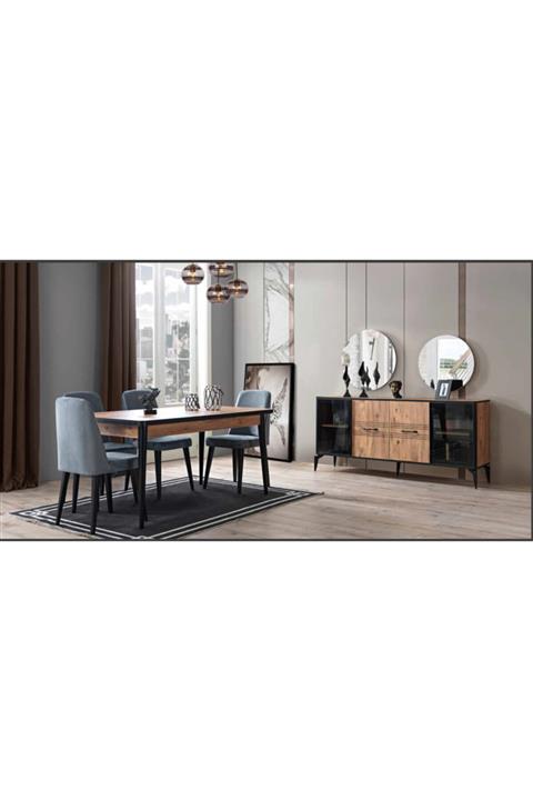 POYRAZ Ürgüp Konsollu Yemek Odası Takımı