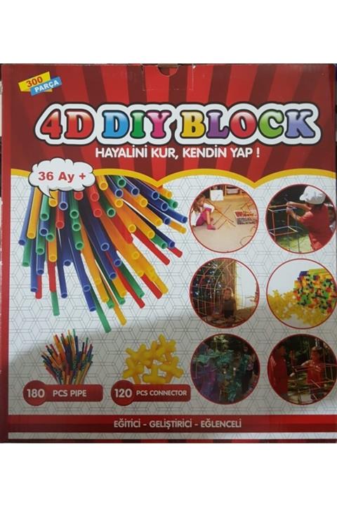 Duman Oyuncak Bambu Çubukları 300 Parça