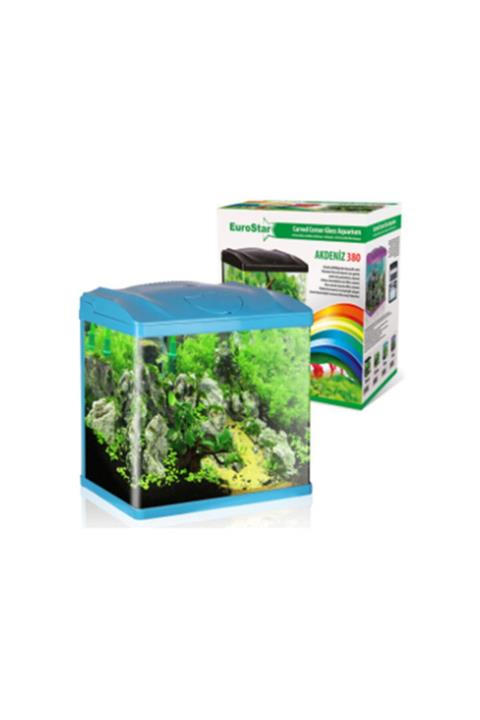 EuroStar Akdeniz 380 Mavi Akv.4w Led 38x26x40,5 Cm