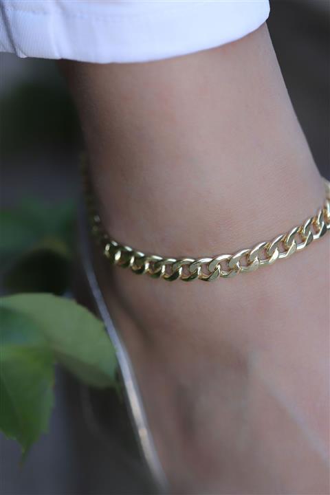 Necati Gün Gurmet Gold Kaplama 925 Ayar Gümüş Halhal