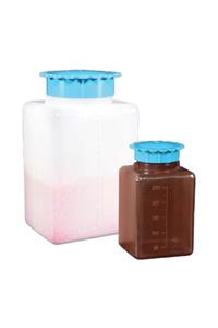 ISOLAB 061.07.902 Şişe P.e Şeffaf Geniş Boyun Vidalı Kapaklı 2000 ml 50 Adet
