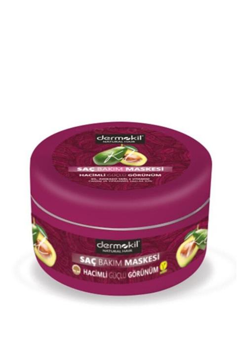 Dermokil Kil Avokado Ve E Vitaminli Saç Maskesi 300 gr. Hacimli Güçlü Görünüm Saç Bakım Maskesi