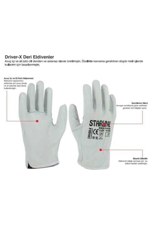 Starline Driver-x Deri Eldiven (no:10)