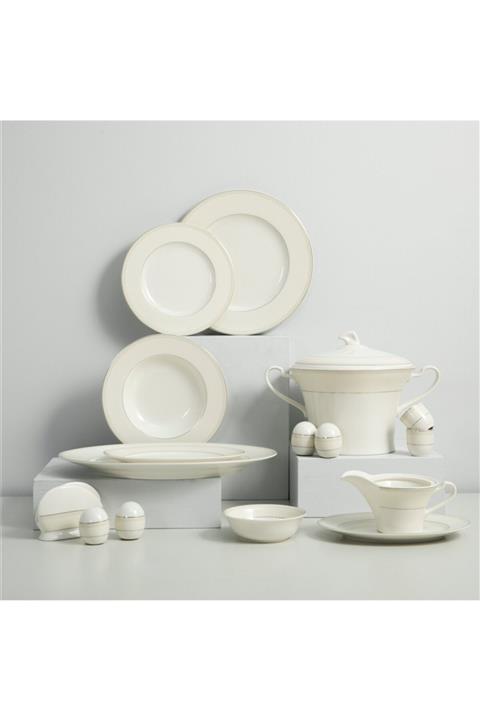 Chakra Rossano Platinum 62 Parça Yemek Takımı