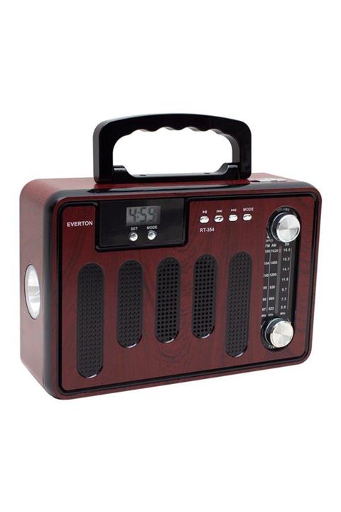 HİLALSHOP Everton Rt-354bt Usb/sd/fm/aw/sw/aux/bluetooth Destekli Nostaljik Müzik Kutusu