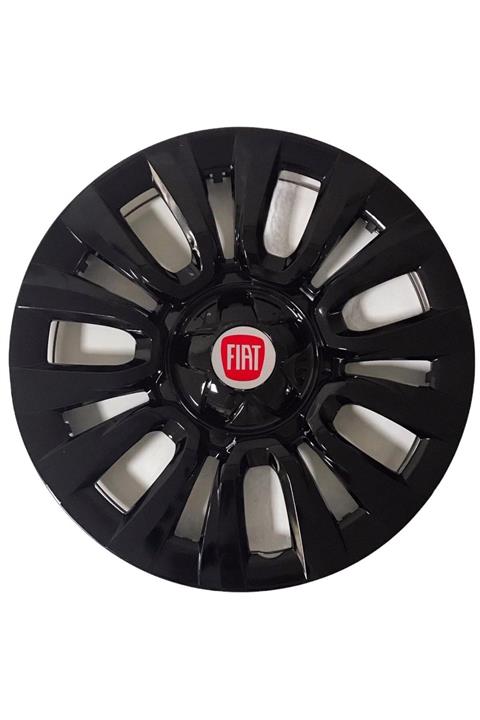 HMNL Fiat Linea 15'' Inç Piano Black Siyah Jant Kapağı 4 Adet Çelik Jant Görünümlü