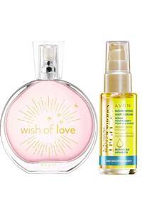 AVON Wish Of Love Edt 50 Ml Kadın Parfümü-fas Argan Yağı Içeren Besleyici Saç Serumu