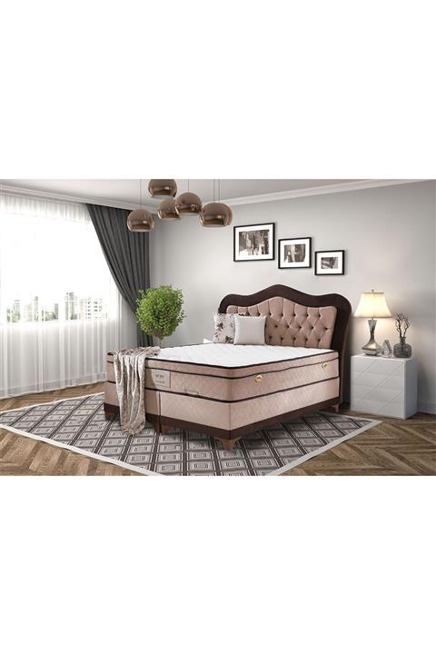 Alp Yatak Duru Set (baza,başlık Ve Full Ortopedik Yatak)