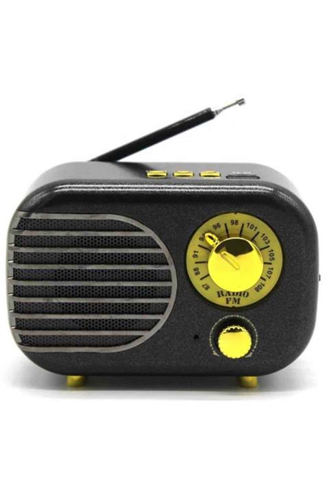 HİLALSHOP Meier M-207bt Mini Fm Manuel Radyo Kahverengi