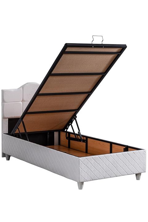 Cesur Sofia Tek Kişilik Baza Başlık Seti, Beyaz