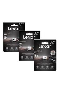 Lexar 32 Gb Jumpdrive S47 Usb 3.1 Flash Bellek 3lü Paket