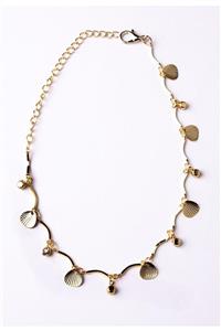 Eyya Accessories Kadın Deniz Kabuğu Mine Taşlı Kaplama Halhal