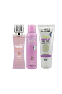 Youth Passport Secret For Women Gift Set Edp 75 Ml + Deodorant 150 Ml + Shower Gel 200 Ml